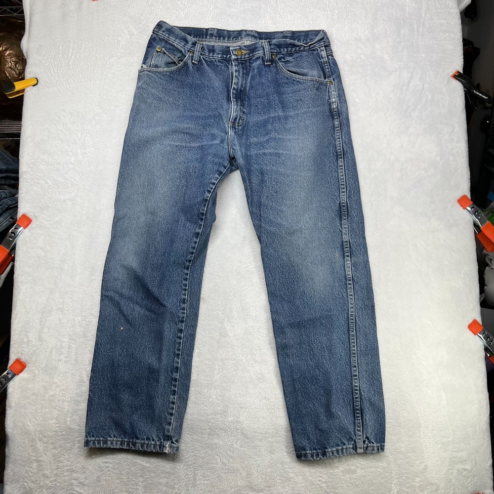 Wrangler Five Star Premium Denim Regular Fit Jeans Mens Blue Classic - 34X28